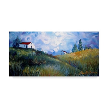 Cherie Roe Dirksen 'Windswept Landscape' Canvas Art,24x47